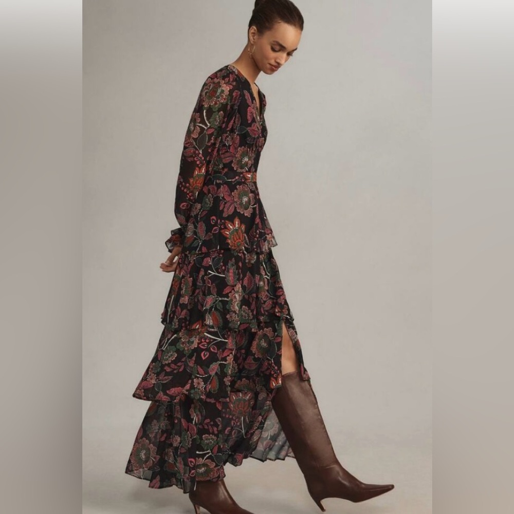 Anthropologie Hutch Tiered Wrap Dress. NWT